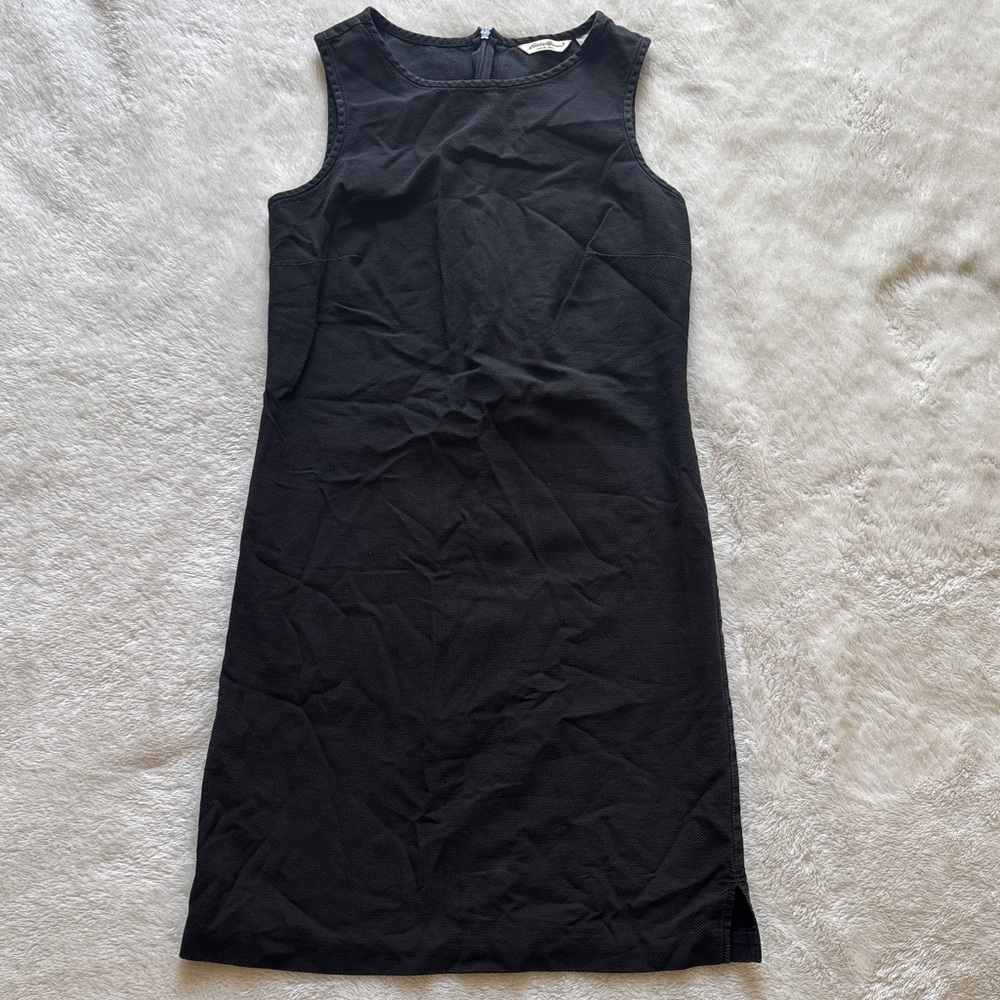 Eddie Bauer Elegant Black Sleeveless Midi Dress